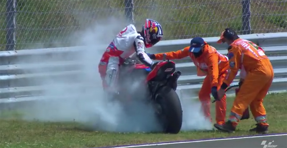 Johann Zarco fala do seu acidente no final dos treinos