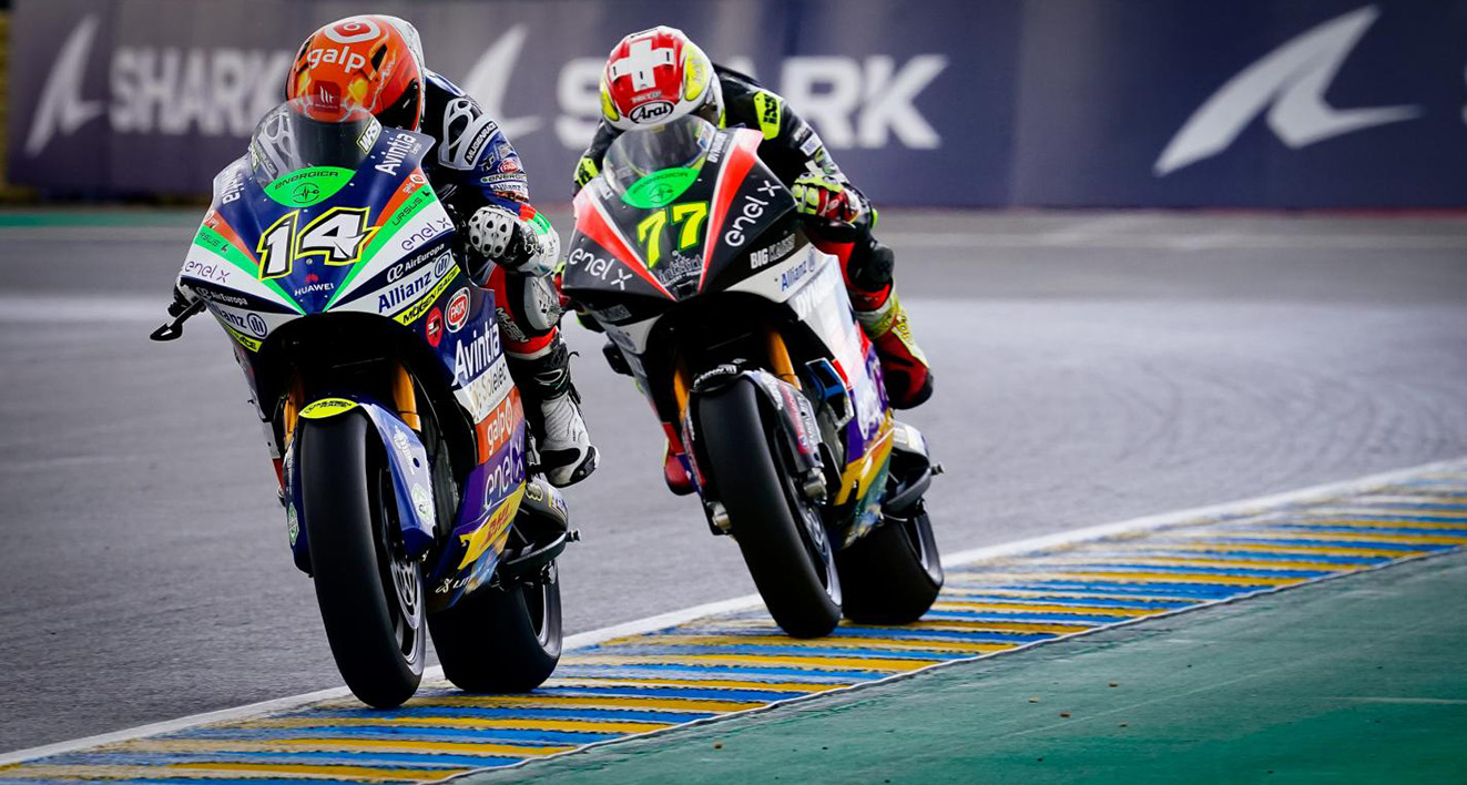 MotoE, 2021, Le Mans: Granado faz a E:Pole no molhado, Pires 15º