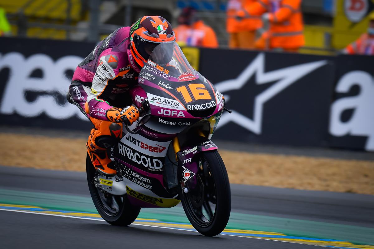 Moto3, 2021, Le Mans – Q2: Pole de Migno com os slick
