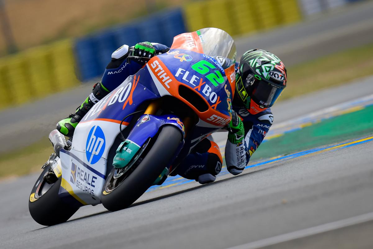 Moto2, 2021, Le Mans – Warm-Up: Canet o melhor no dilúvio!