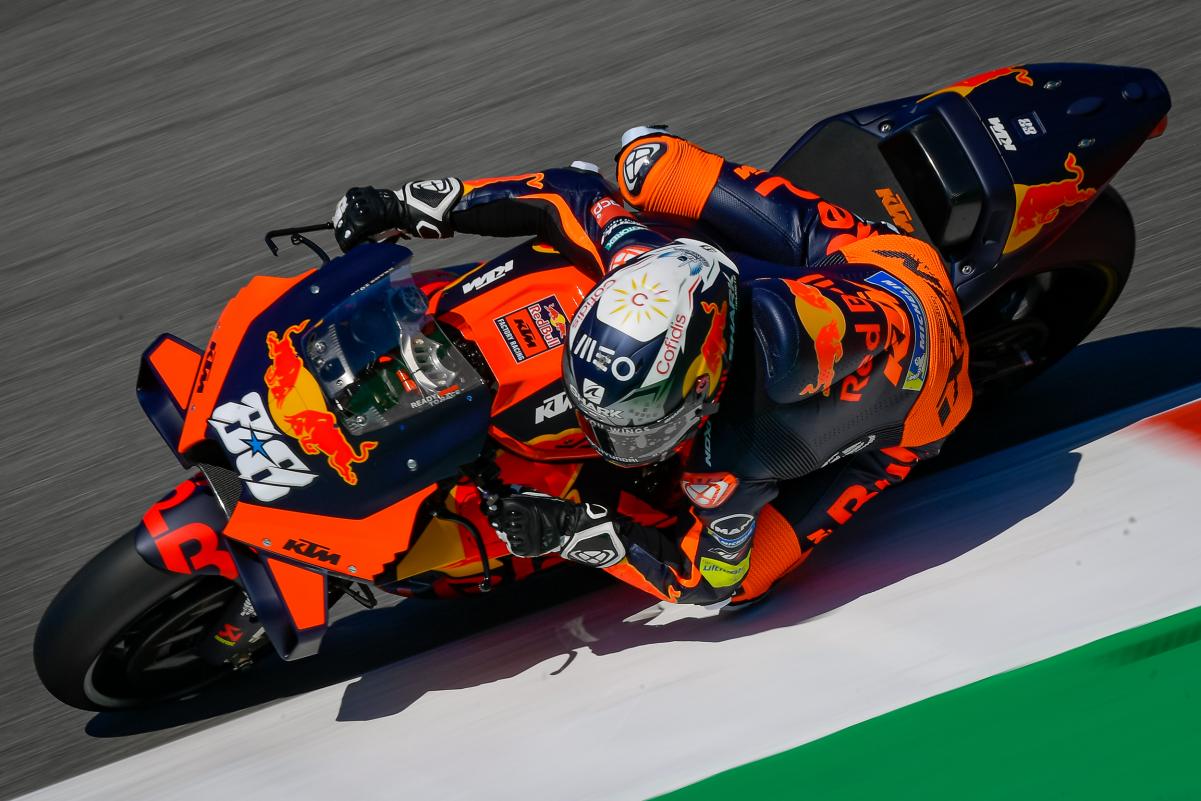MotoGP, 2021, Mugello: Bagnaia lidera TL3 a ritmo recorde, Binder 3º e Oliveira 7º passam as KTM à Q2