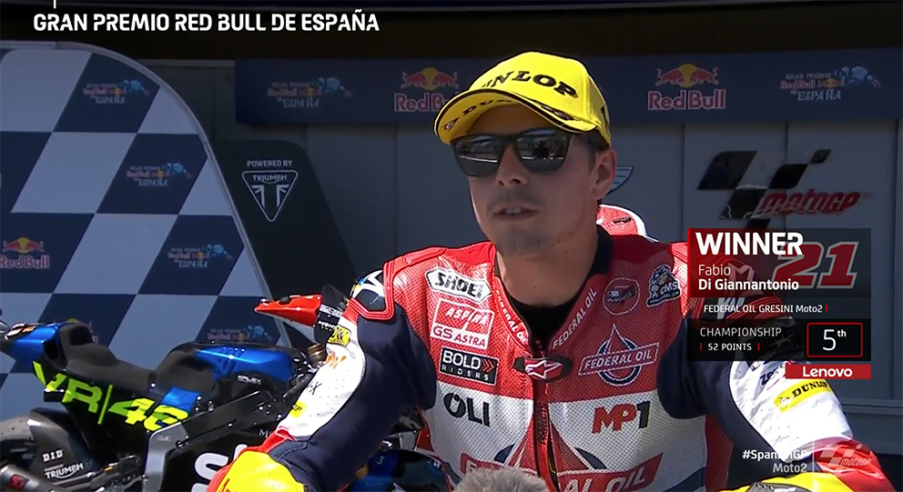 Moto2, 2021, Jerez: Palavras do pódio