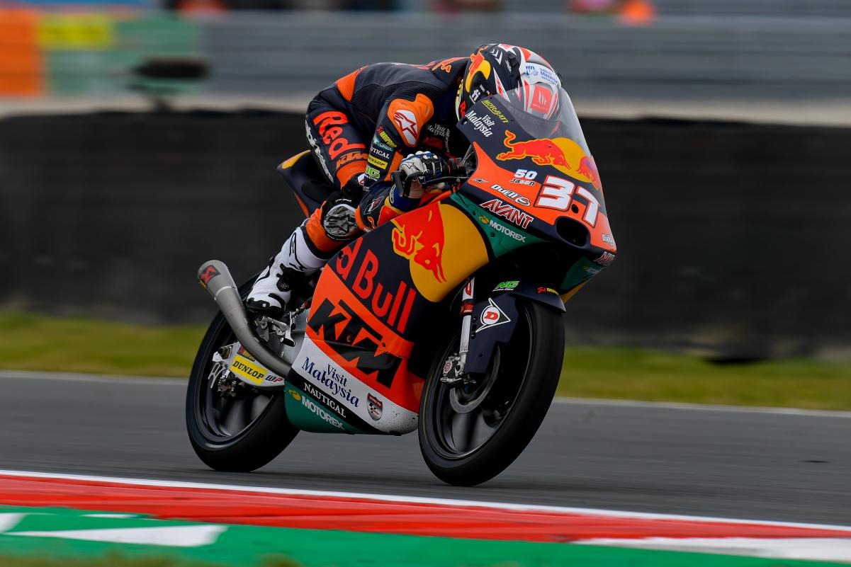 Moto3, 2021, Assen – Warm Up: Migno o mais rápido, Acosta de volta!