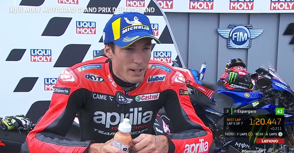 MotoGP, 2021, Sachsenring: Aleix Espargaró, terceiro na grelha