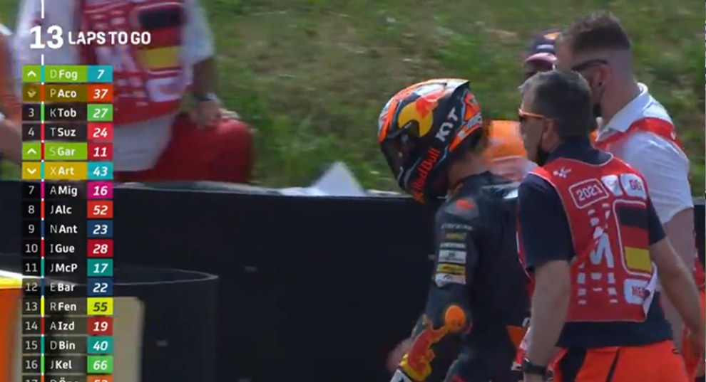 Moto3, 2021, Sachsenring: Múltiplas quedas