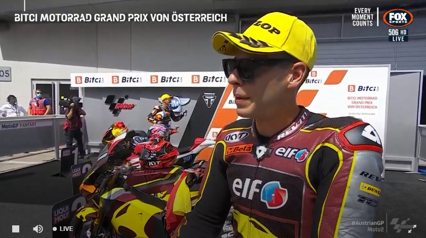 Moto2, 2021, Áustria – R. Fernandez: “O Ogura estava muito rápido”