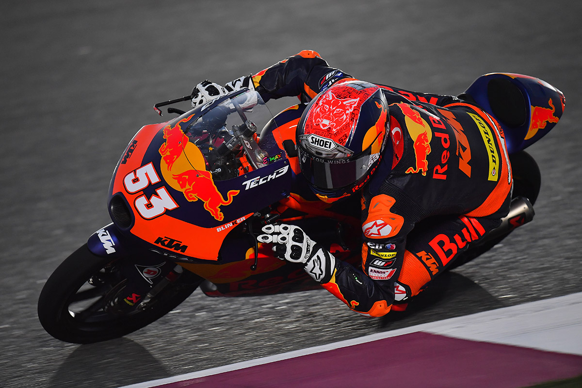 Moto3, 2021, Estíria – Q2: Pole surpreendente de Oncu