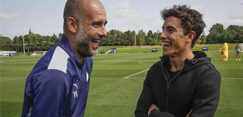 MotoGP, 2021, Silverstone: Marc Márquez encontra Pep Guardiola