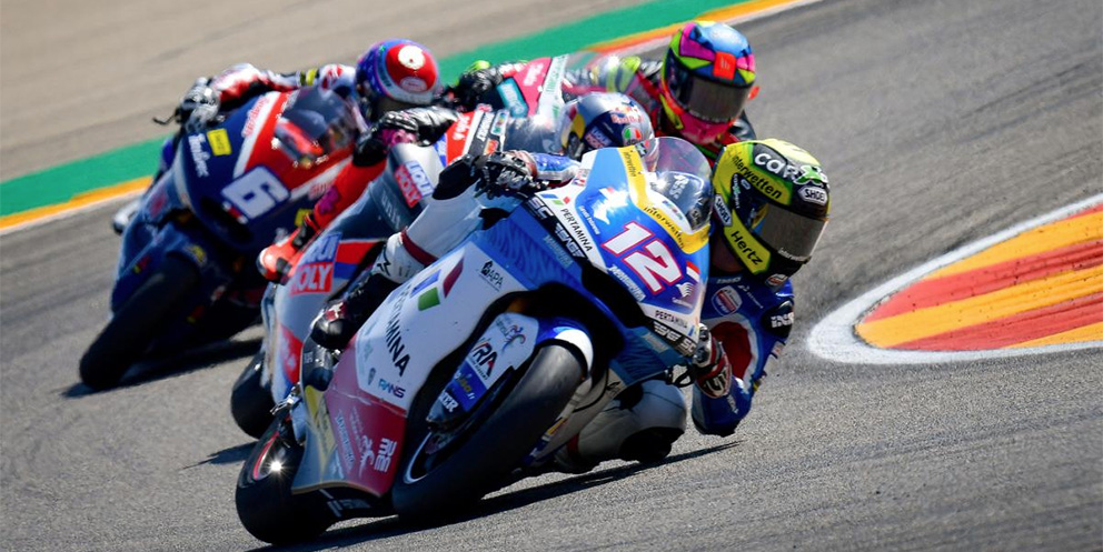 Moto2, 2021, San Marino: Bezzecchi à frente mas Lüthi é o mais rápido do dia