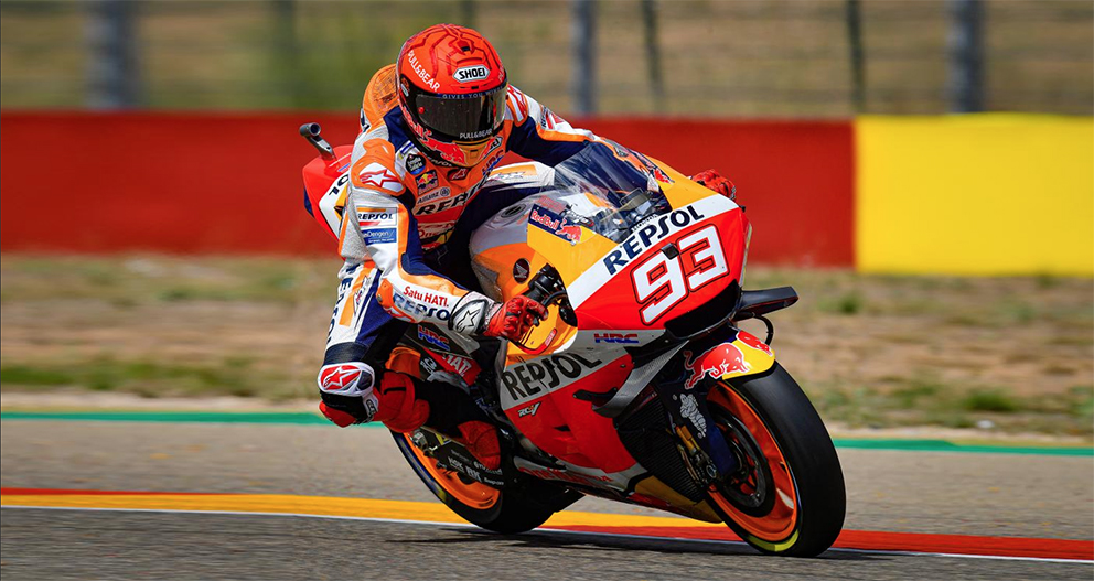 MotoGP, 2021, Aragón: Márquez do princípio ao fim do TL4