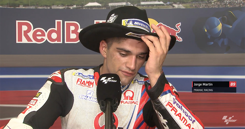 MotoGP, 2021, Texas: “Quase caí e ainda me penalizaram!” Martin