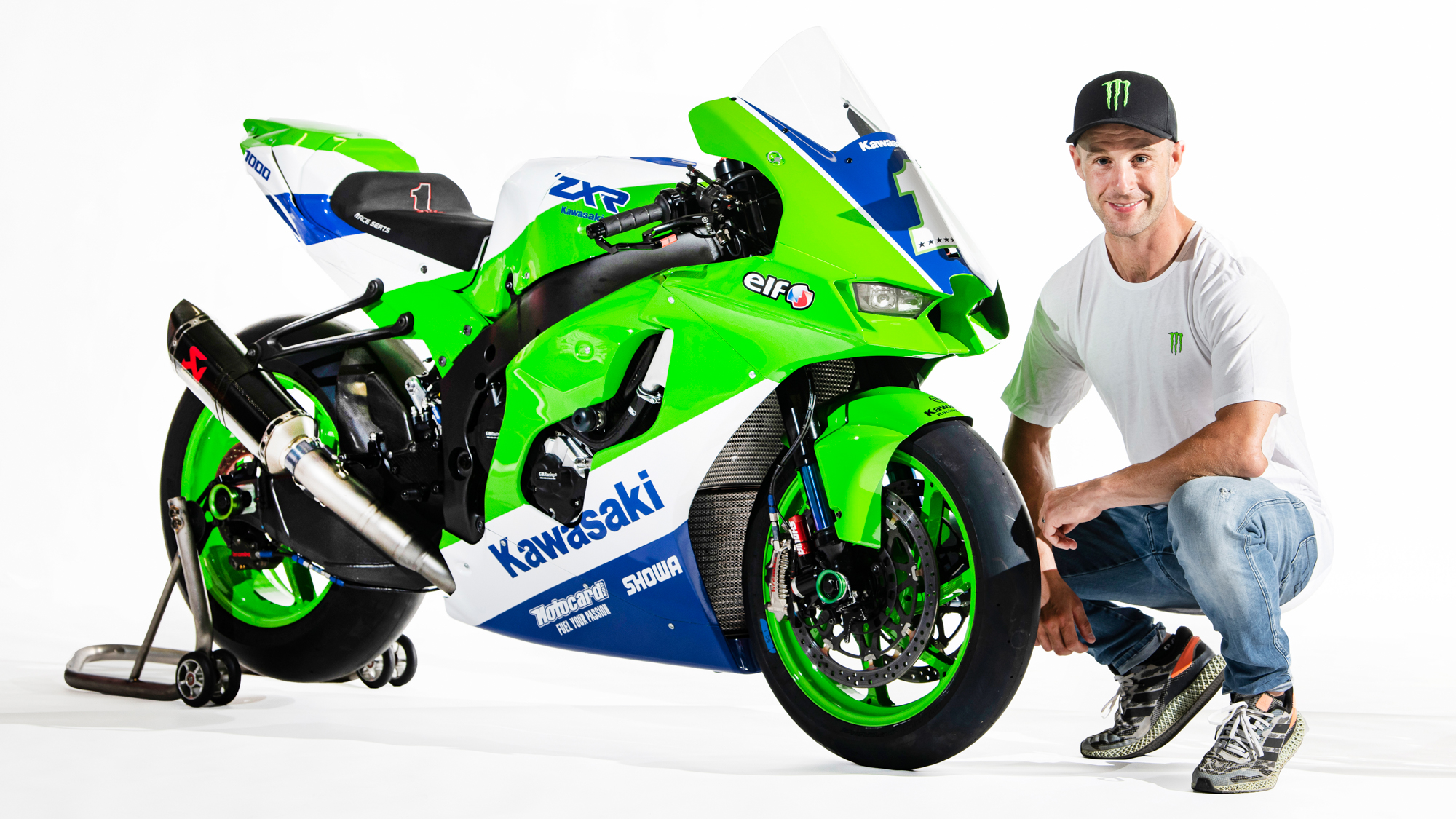 SBK, Argentina: Decoração comemorativa do 125º aniversário da Kawasaki