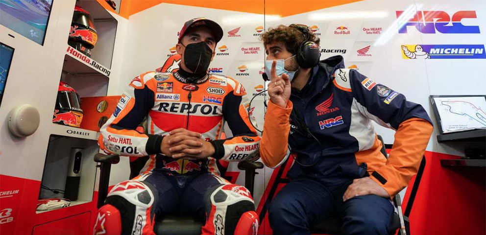 MotoGP, 2021, Texas: Márquez visto por Santi Hernández