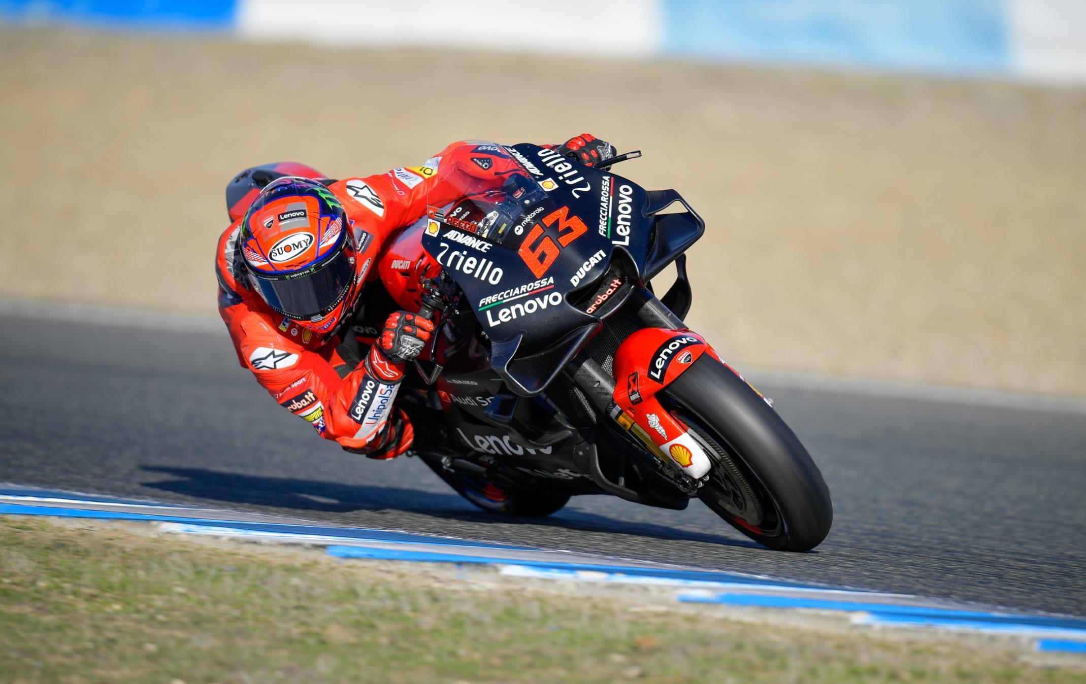 MotoGP, Testes Jerez: Bagnaia com uma volta fabulosa que fez disparar os alarmes!