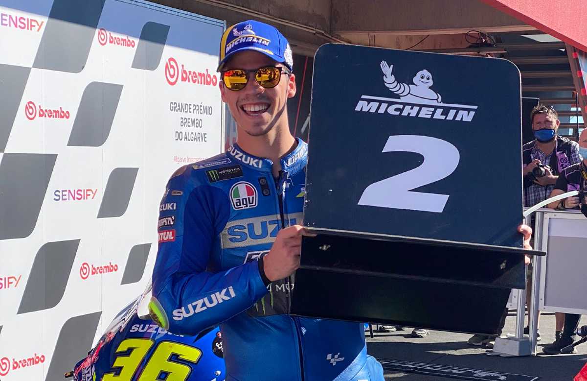 MotoGP, Mir otimista depois de pódio no Algarve