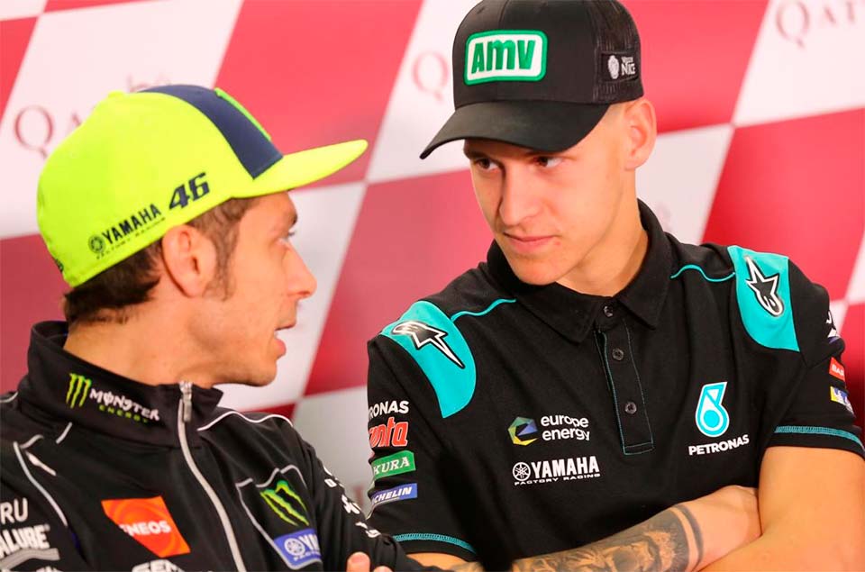 MotoGP, Fabio Quartararo: “Tinha de fazer algo para prestar tributo ao Valentino”