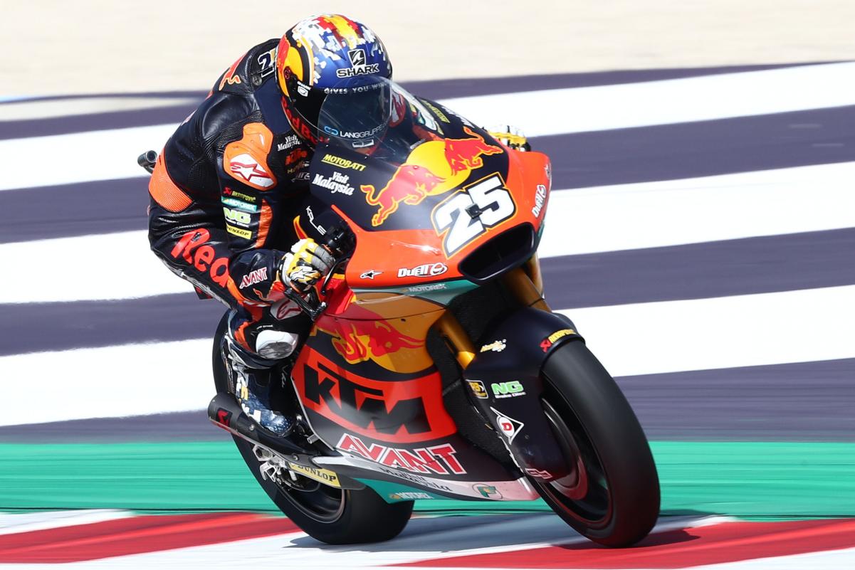Moto2, 2021, Algarve – TL2: Fernandez mais rápido, Gardner atirado ao solo
