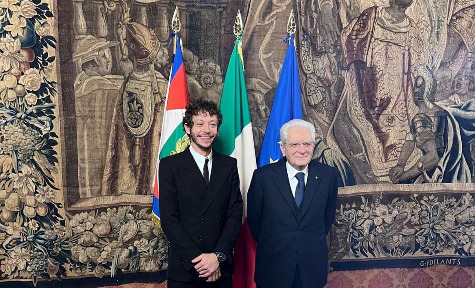 MotoGP: Presidente italiano recebe Valentino Rossi e Pecco Bagnaia