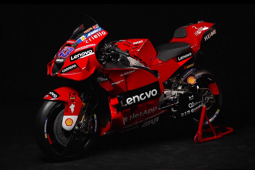 MotoGP, Ducati apresenta um pequeno teaser da moto de 2022
