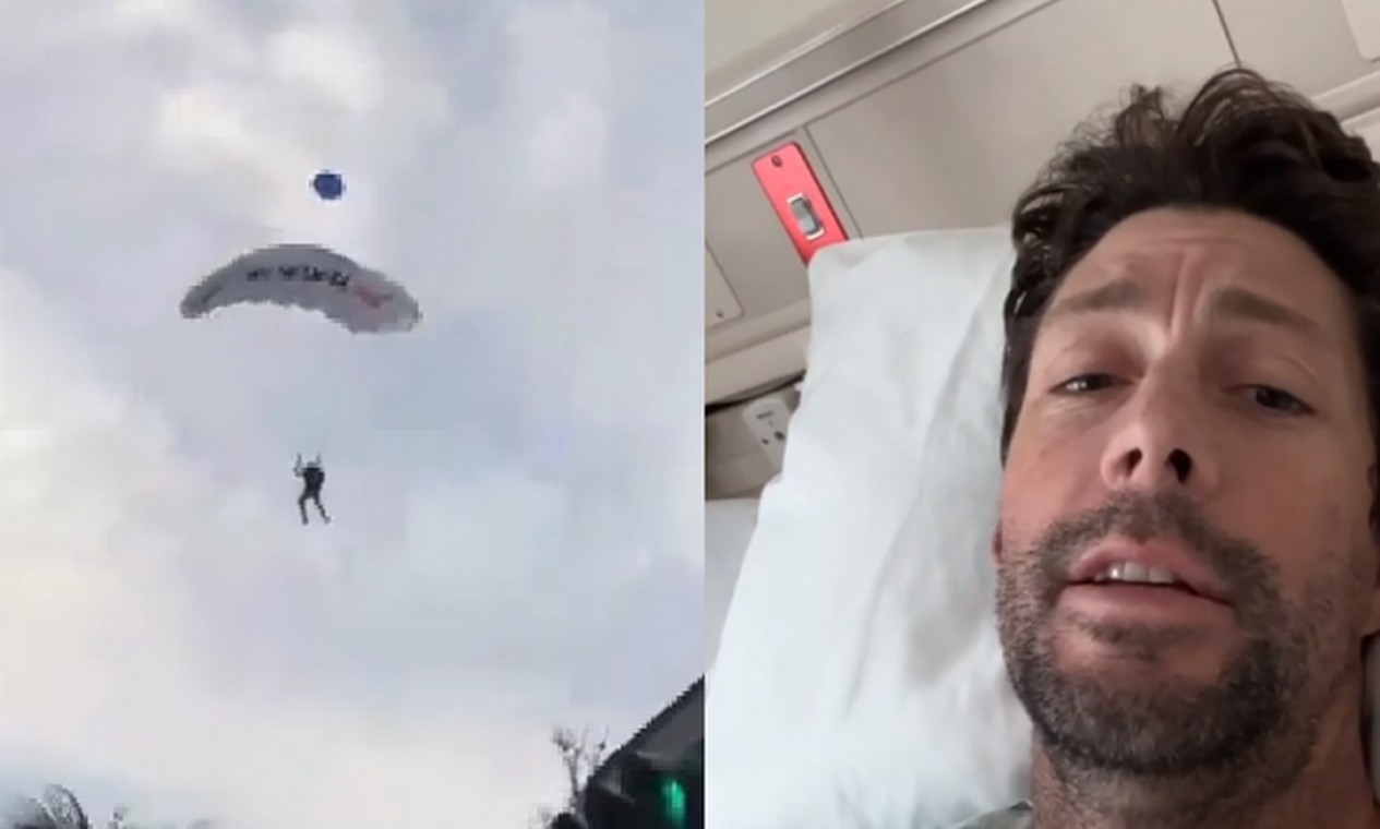 Vídeo: Travis Pastrana sofre várias fracturas em salto de paraquedas