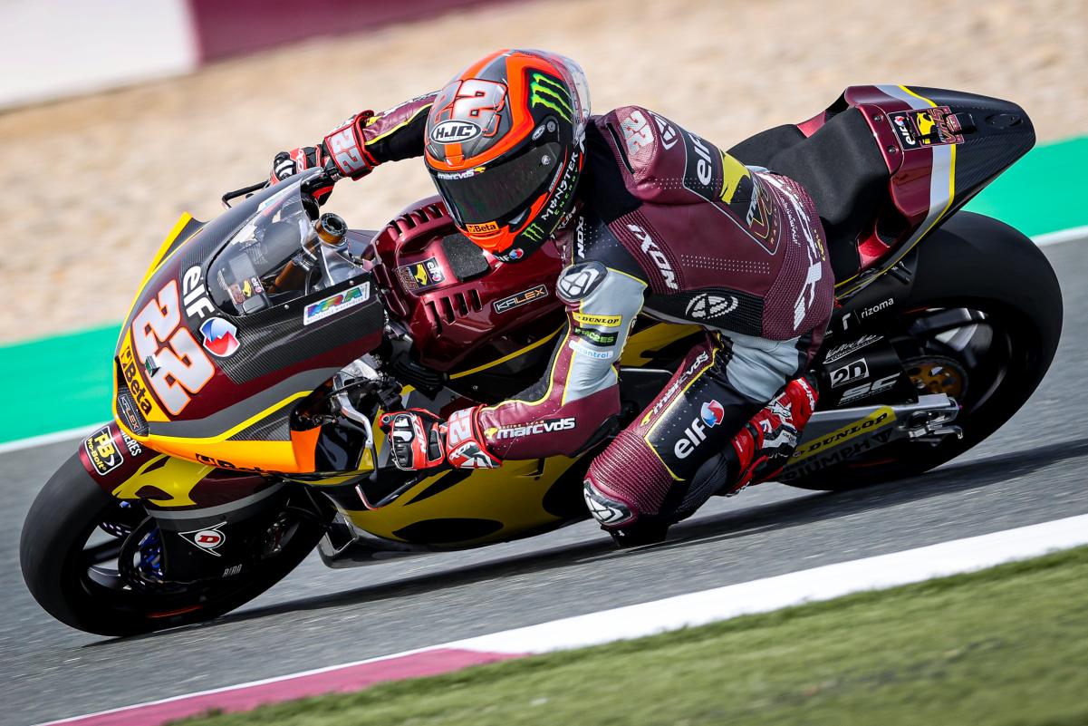 Moto2, 2022, Indonésia – TL1: Sam Lowes baixa um segundo em condições mistas