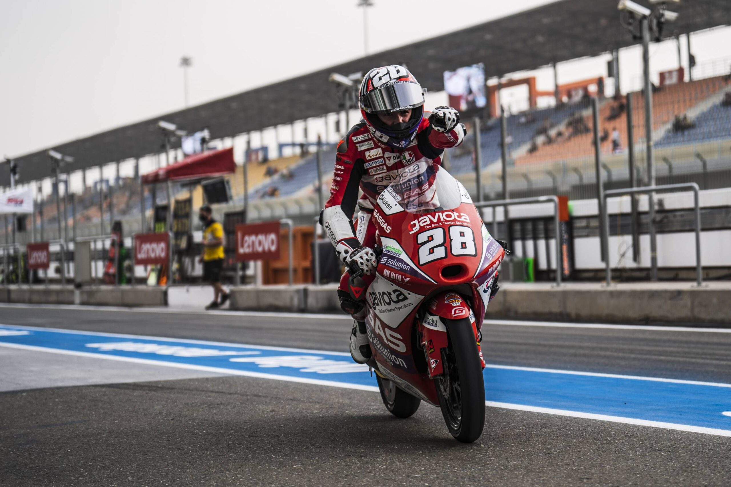 Moto3, 2022, Izan Guevara (1º): “Estou satisfeito com a minha primeira pole”