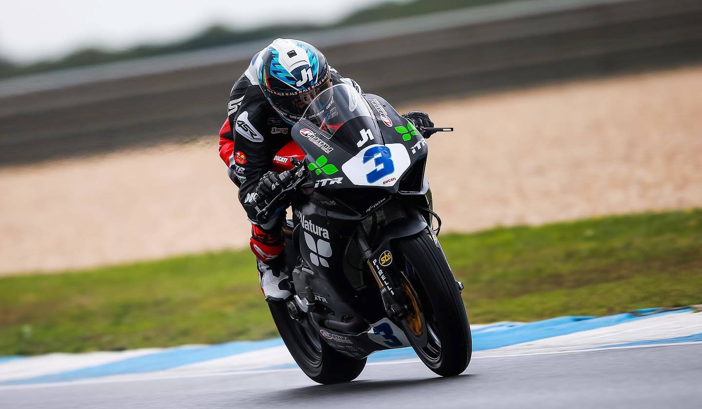 Supersport, 2022, Testes no Estoril: Raffaele De Rosa preocupado com a Ducati