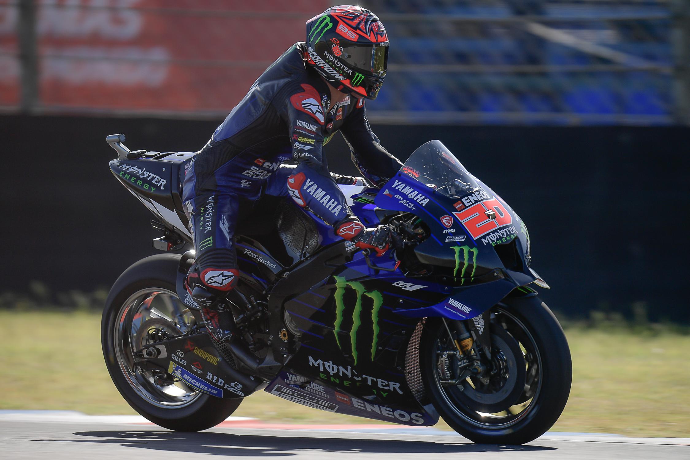 MotoGP, 2022, EUA, Fabio Quartararo (3º): “É nas zonas de travagem que ganhamos tempo”