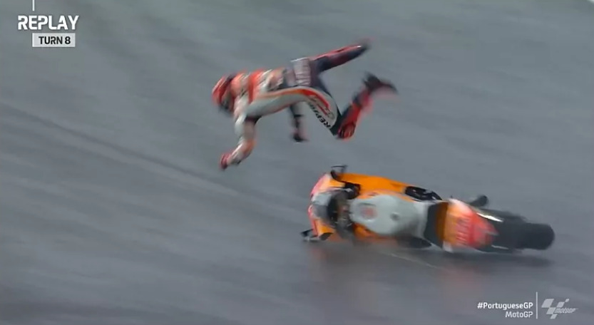 MotoGP, 2022, Portugal: Manhã azarada para os irmãos Marquez