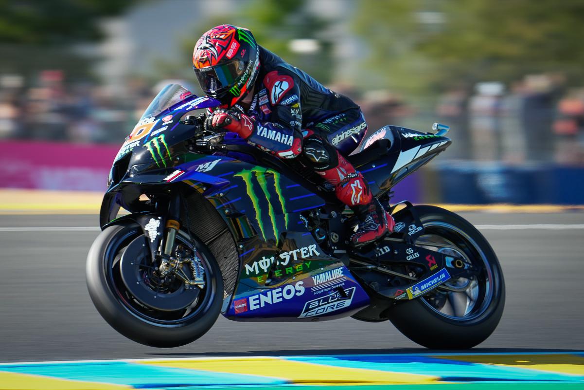 MotoGP, França, TL4: Fabio Quartararo o mais rápido, Oliveira 10º