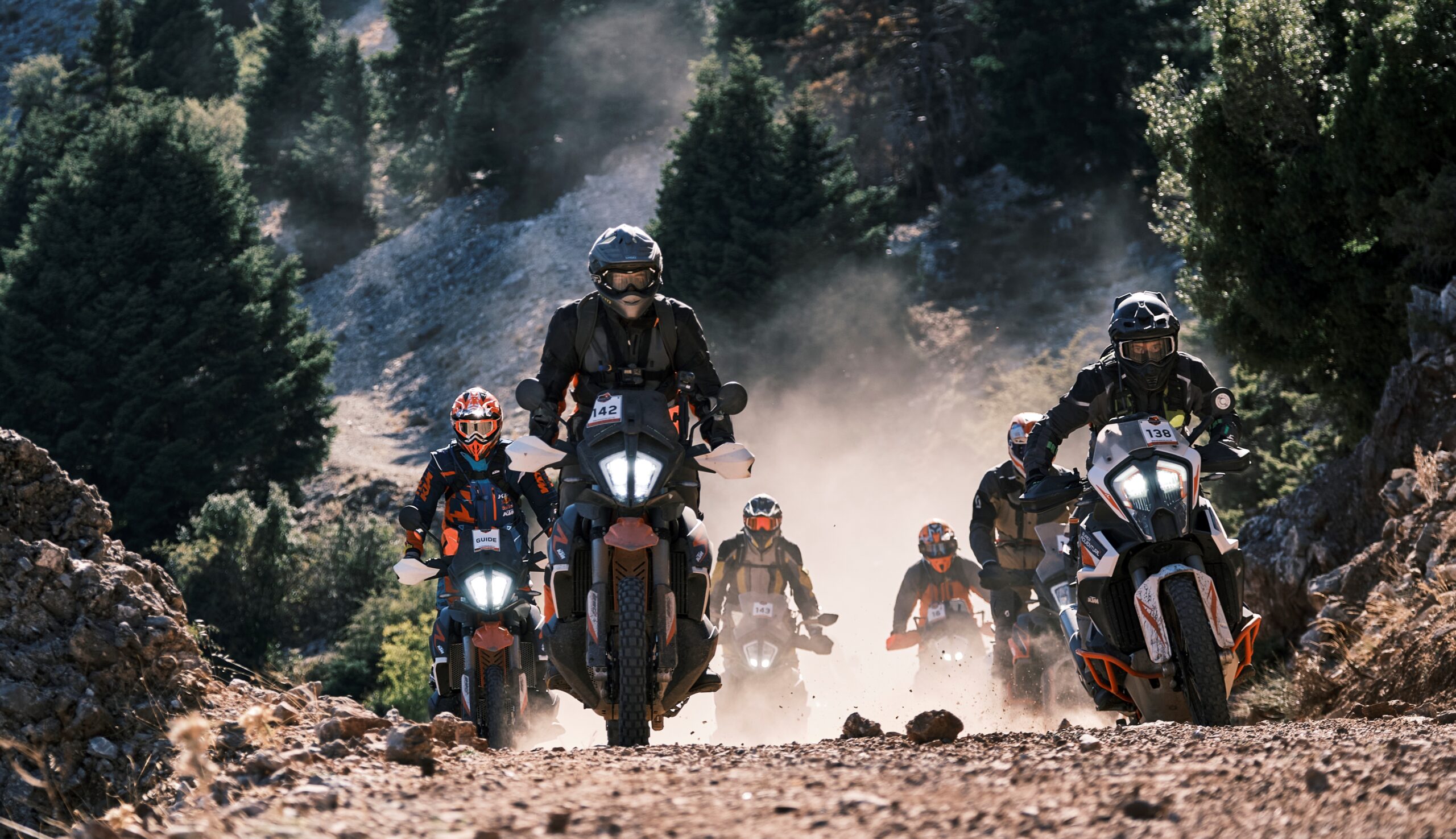 KTM Adventure Rally no sul de França em 2022