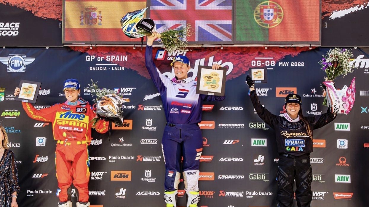 EnduroGP, Espanha: Rita Vieira no pódio, fez-se história em Lalin!