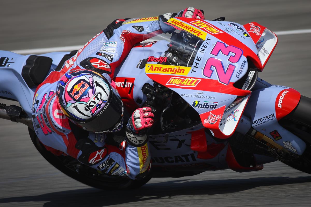 MotoGP, França, TL2: Enea Bastianini coloca Ducati no topo