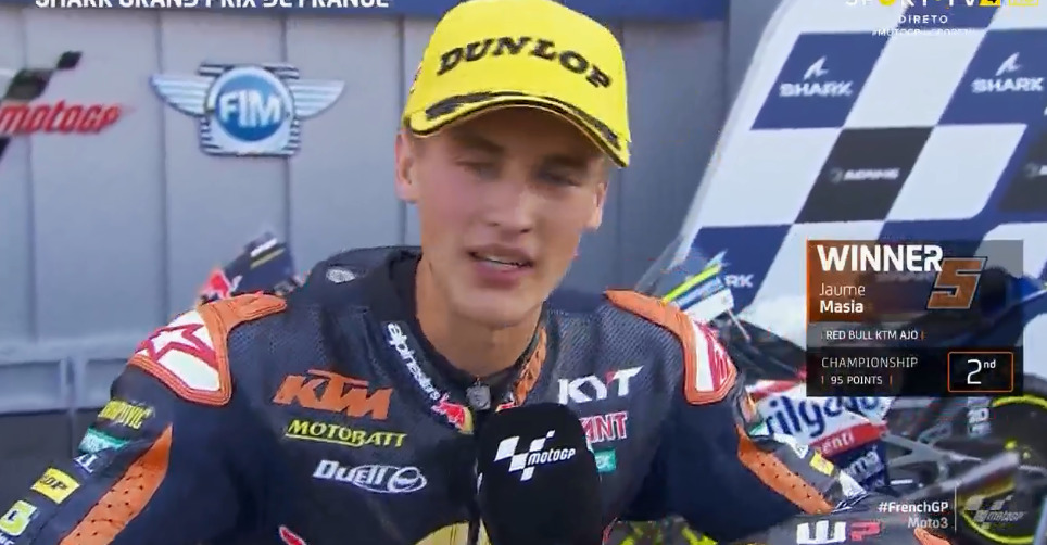 Moto3, França, Jaume Masia (1º): “Foi uma corrida incrível”
