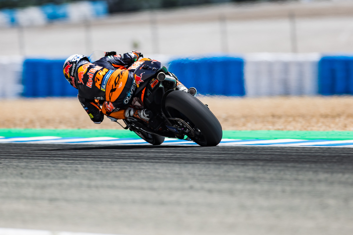 MotoGP, Testes Jerez, Miguel Oliveira (KTM): “Tive problemas com os pneus novos”