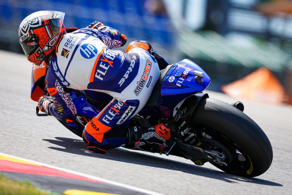 Moto2, Países Baixos, TL1: Aron Canet faz o melhor tempo na chuva de Assen