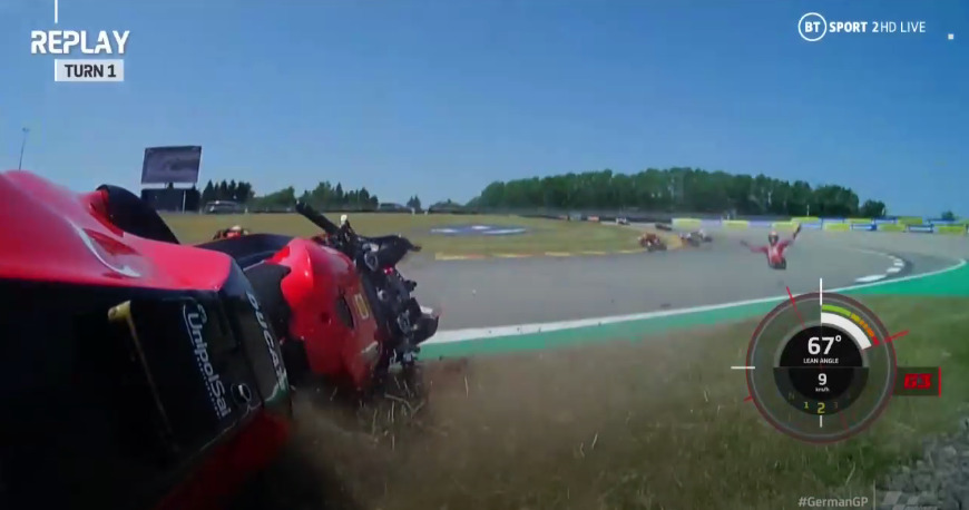 MotoGP, Alemanha, Corrida: Favoritos Bagnaia e Mir abandonam, Oliveira 10º