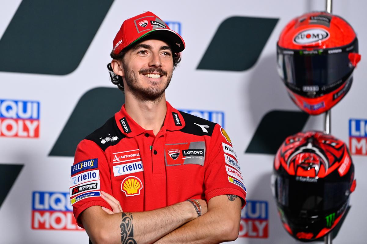 MotoGP, Alemanha, Pecco Bagnaia (1º): “Foi a nossa melhor sexta-feira do ano”