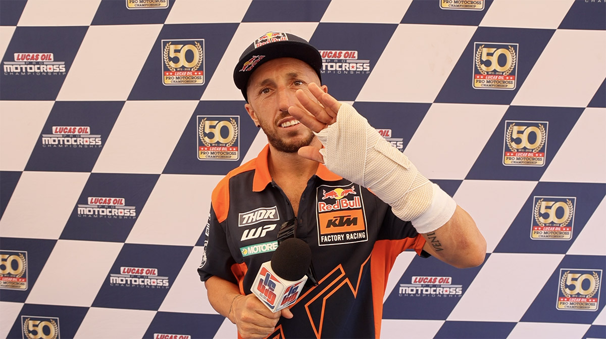 AMA Motocross: Antonio Cairoli lesionado