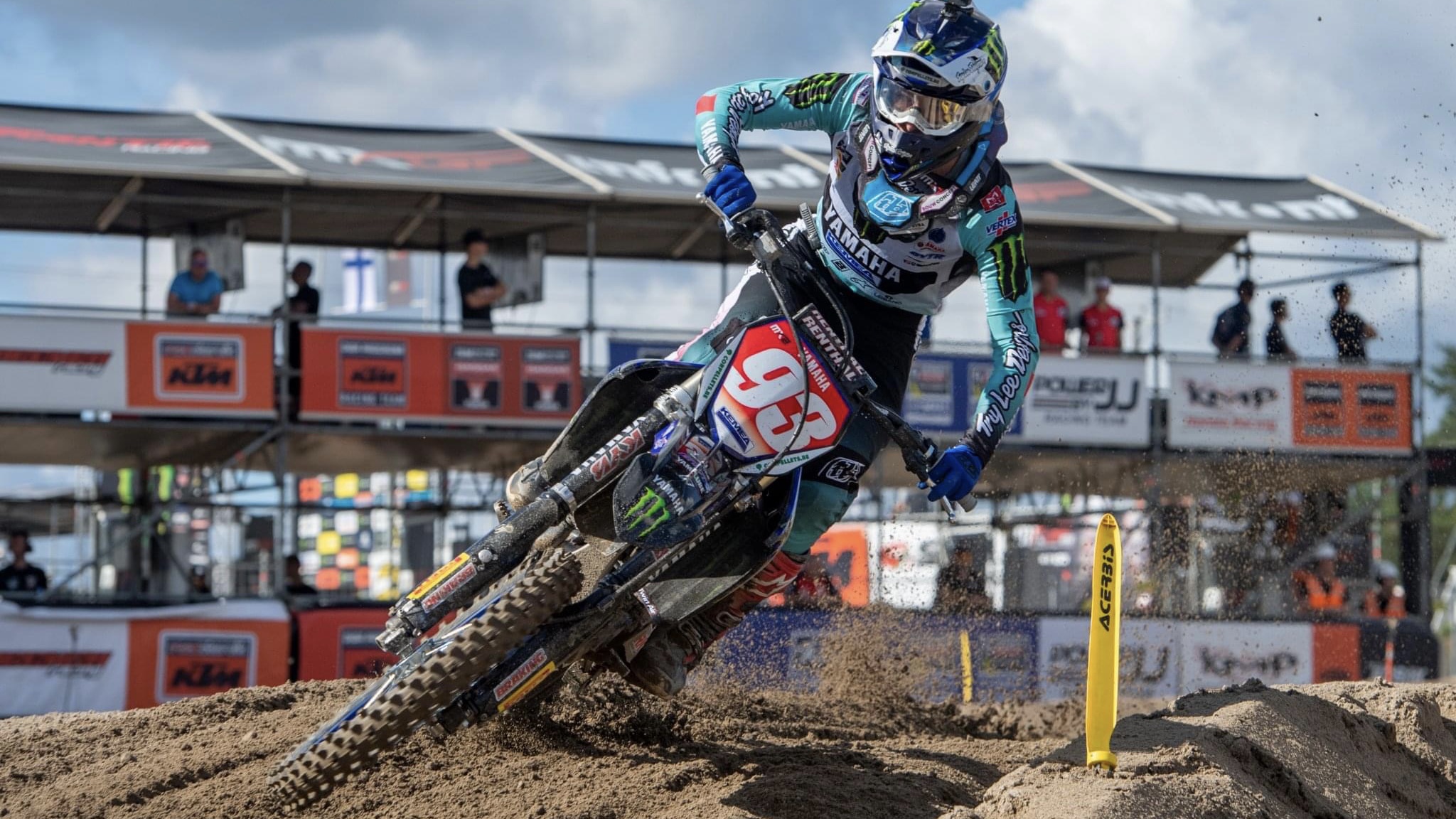 MX2, Finlândia, 1.ª manga: Jago Geerts bate Tim Vialle mais uma vez