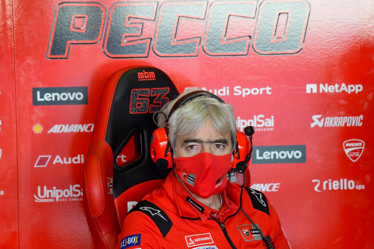 MotoGP, Gigi Dall’Igna: “Seria estupido se um piloto da Ducati prejudicasse o Pecco sem motivo”