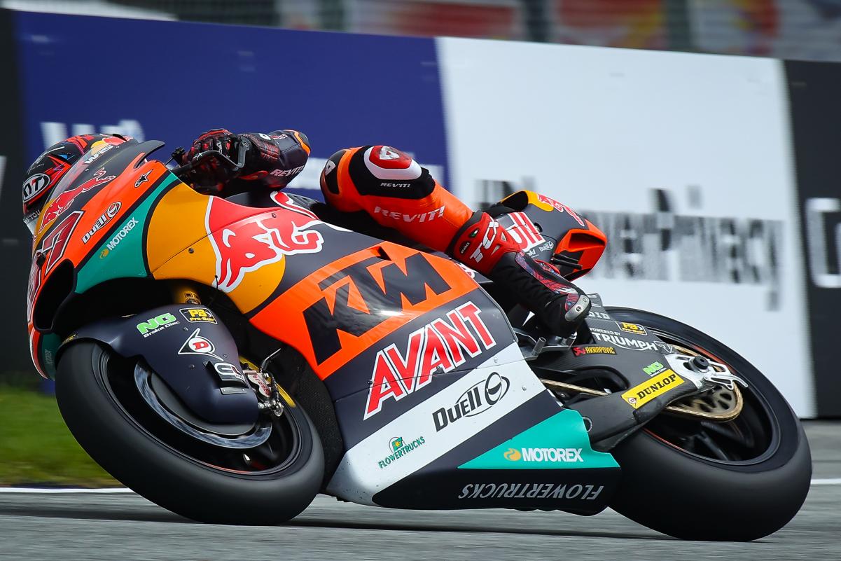 Moto2, Aragão, TL1: Augusto Fernandez carrega forte sobre a concorrência