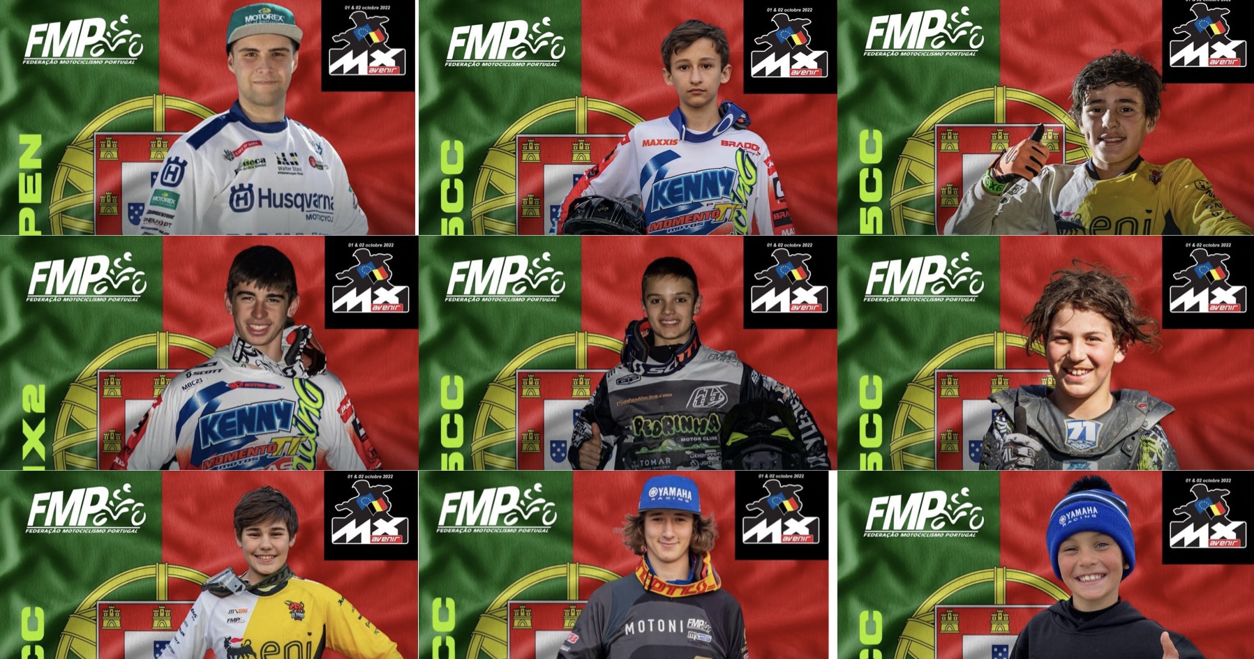 Motocross: 9 jovens pilotos vão representar Portugal na Coupe de l’Avenir