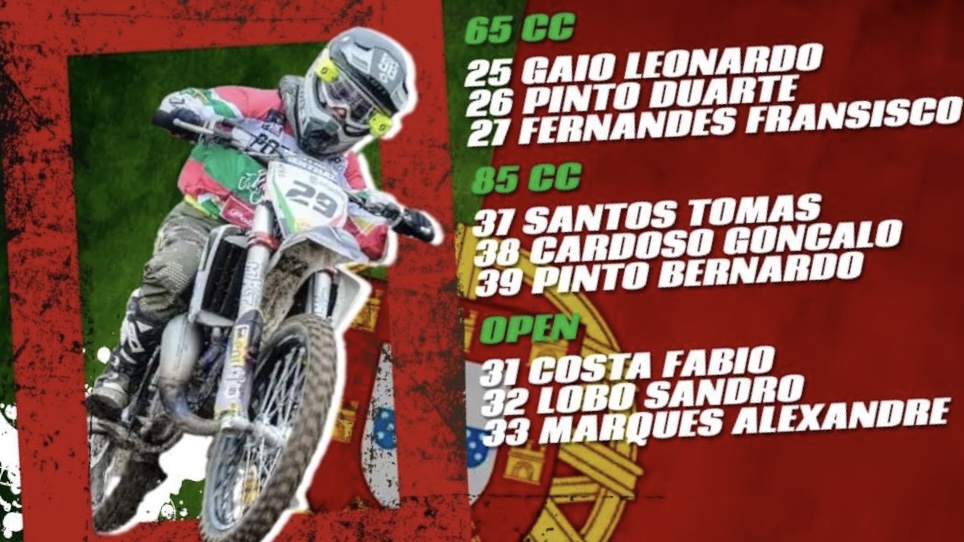 Motocross Bélgica: 9 jovens lusos na Coupe de l’Avenir este fim-de-semana