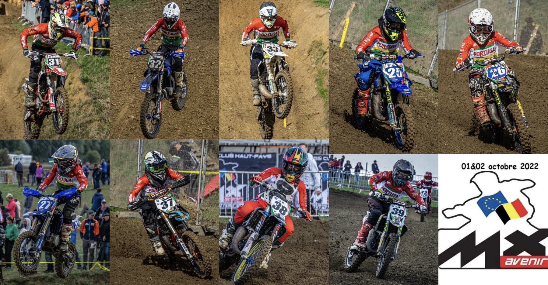 Motocross: As fotos dos 9 lusos na Coupe de l’Avenir