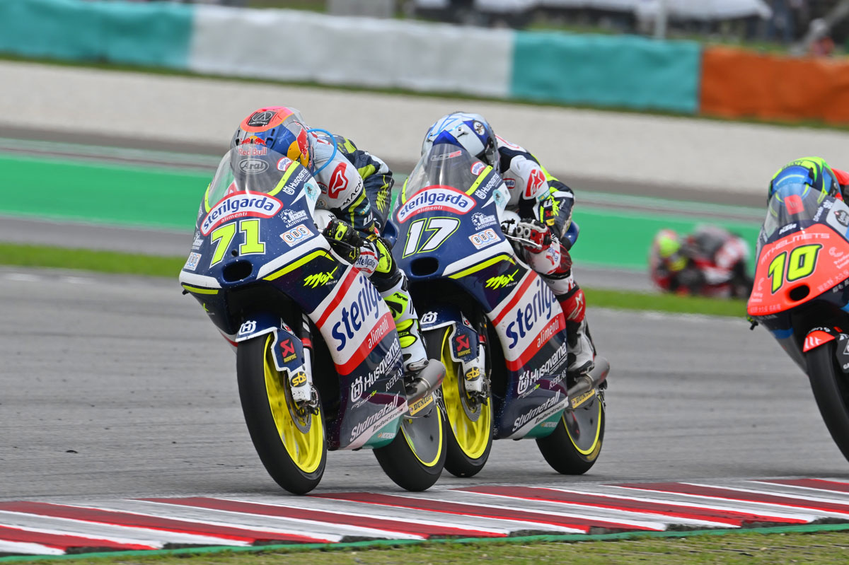 Moto3, Malásia: John McPhee, Max Biaggi e a dobradinha histórica da Husqvarna