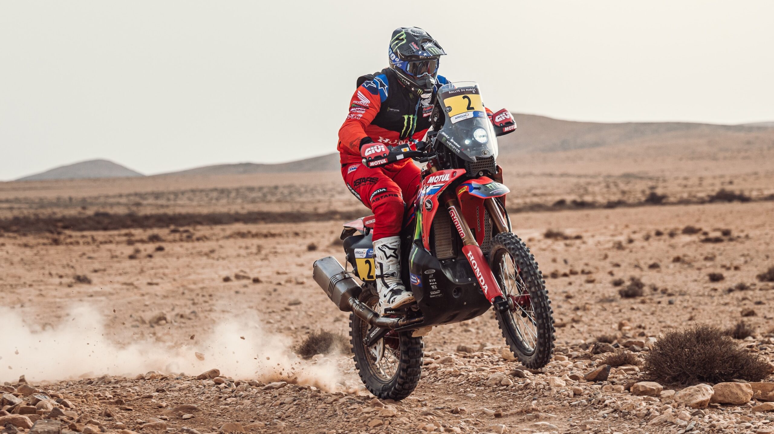 Mundial Rallys FIM, Marrocos: Ricky Brabec  e Van Beveren os mais rápidos pilotos da Honda