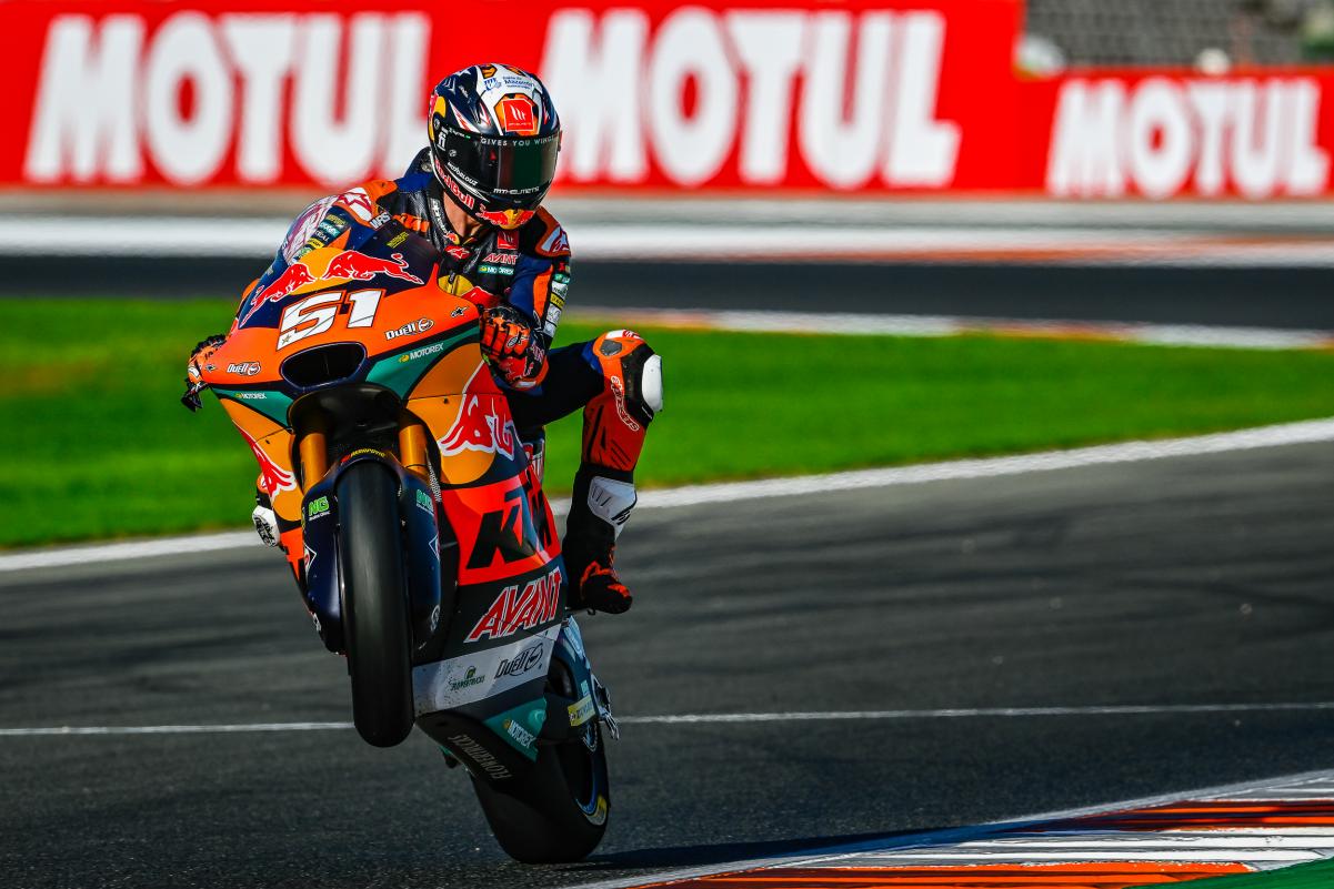 Moto2, Valência, Warm-Up: Pedro Acosta impõe o ritmo