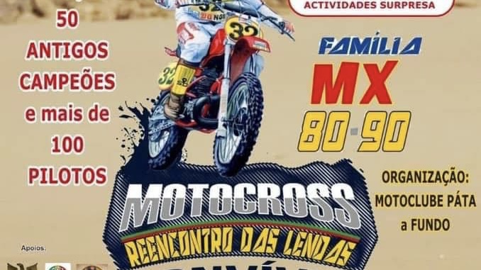Motocross: Lendas do MX português encontram-se este domingo na Charneca da Caparica