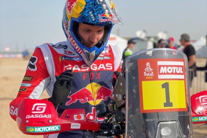 Dakar, Prólogo, Sam Sunderland, 10º: “Estava nervoso e não me senti confortável”